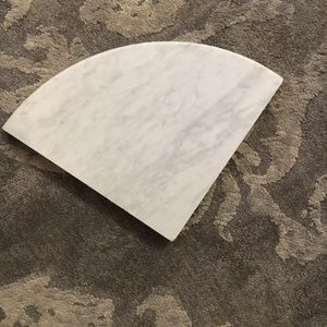 Marble tile for shower shelf